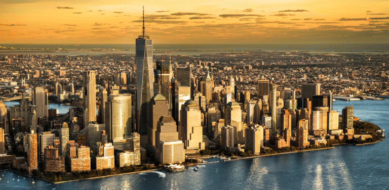 Downtown Skyline - Freedom Tower - Wall Street - Battery Park - iStock.com|Predrag Vuckovic
