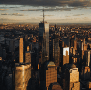 برج الحرية - غروب الشمس