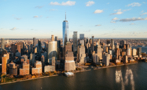 Freedom Tower - sunset - facing east2
